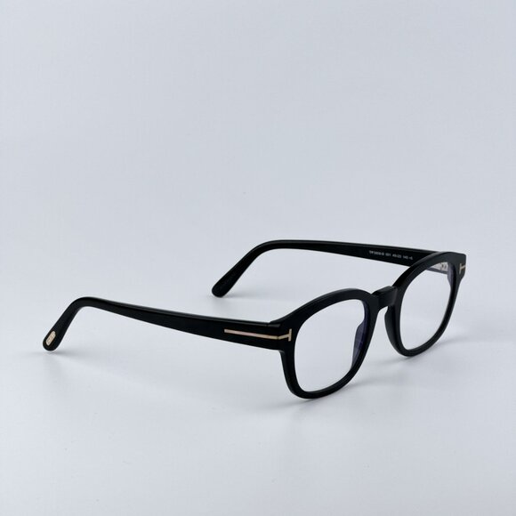Tom Ford Men BRAND NEW Eyeglasses Black Clear Blue Light Block Square FT5808 001 - Picture 6 of 10